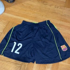 FC Barcelona poly men’s soccer shorts xl/xxl